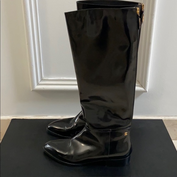 Black Chanel Boots - Picture 3 of 7
